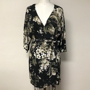 Denim & Supply Faux Wrap Dress